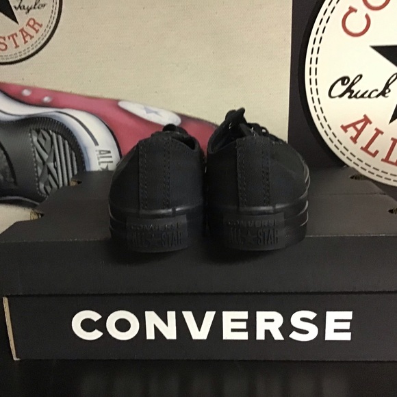 Converse Women's Chuck Taylor Black Low Top - Picture 4 of 7